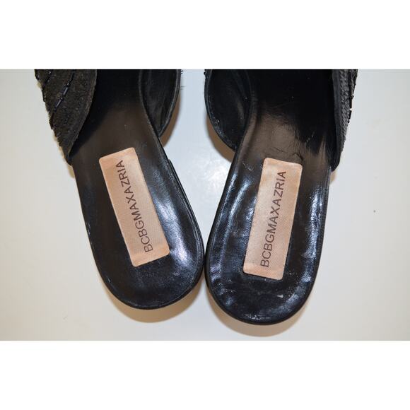 Vintage Beaded Low Heel Mule Size 9 - Picture 4 of 5